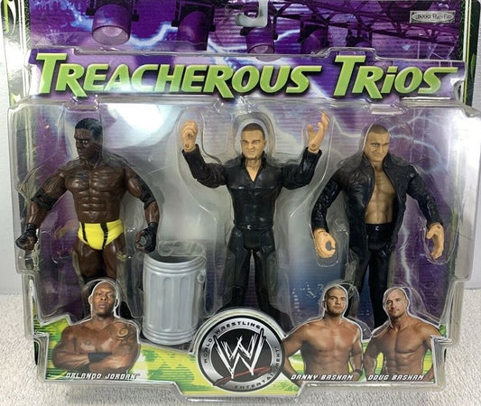 WWE Jakks Pacific Treacherous Trios 2 Orlando Jordan, Danny Basham & Doug Basham Action & Toy Figures PWcatalog