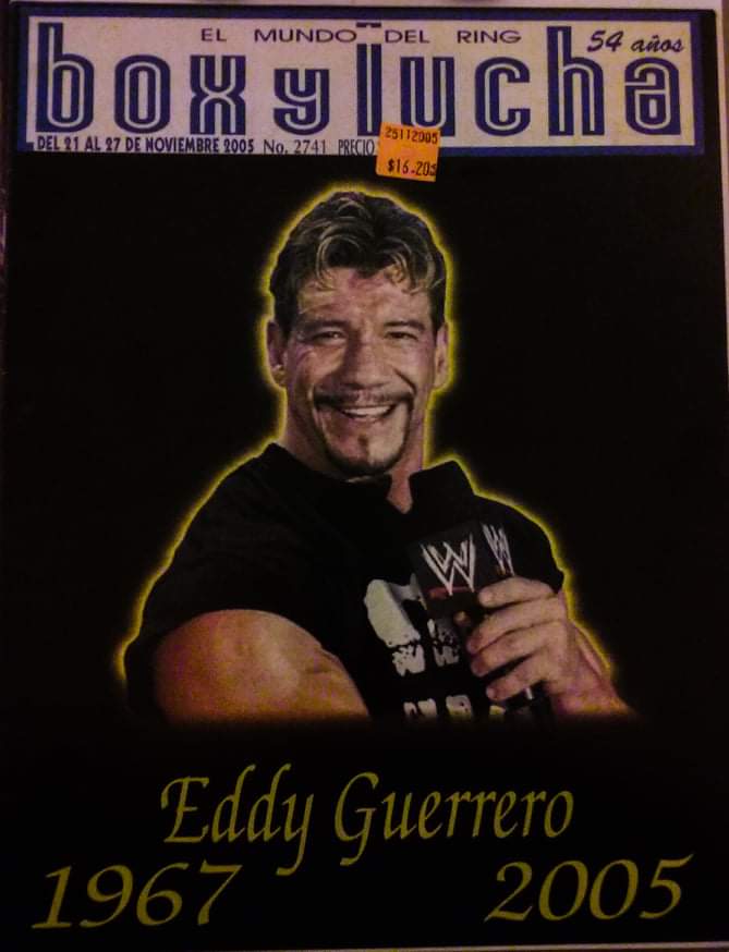 Box Y Lucha November 2005 Magazine PWcatalog