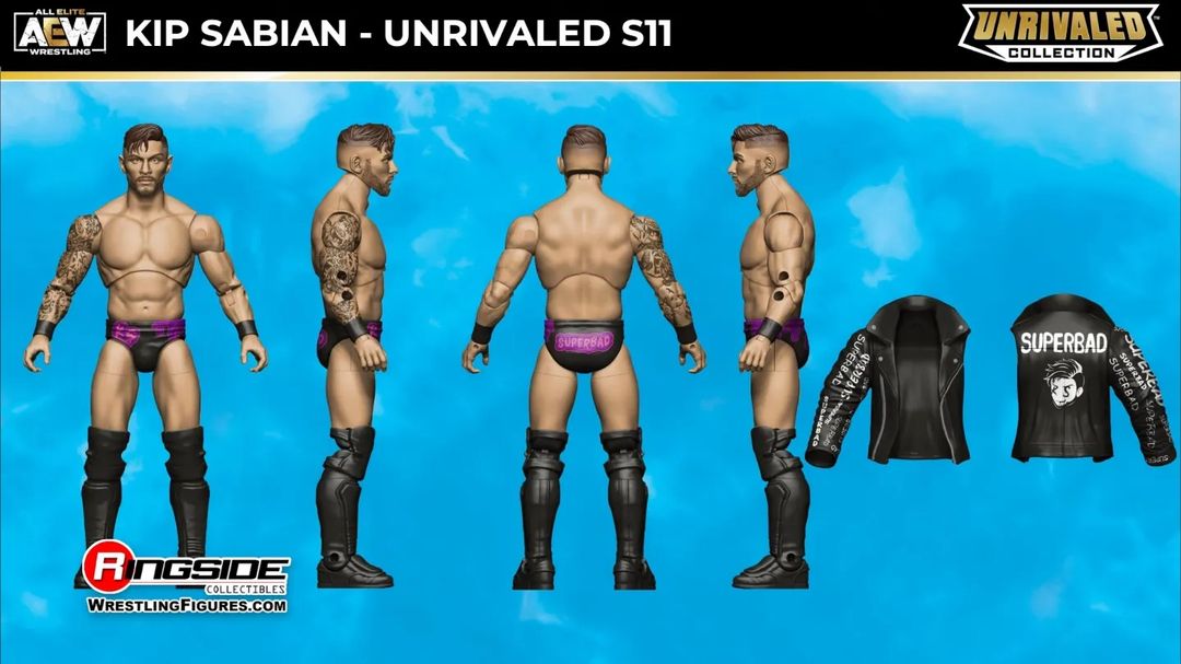 AEW Jazwares Unrivaled Collection 11 Kip Sabian Action & Toy Figures PWcatalog