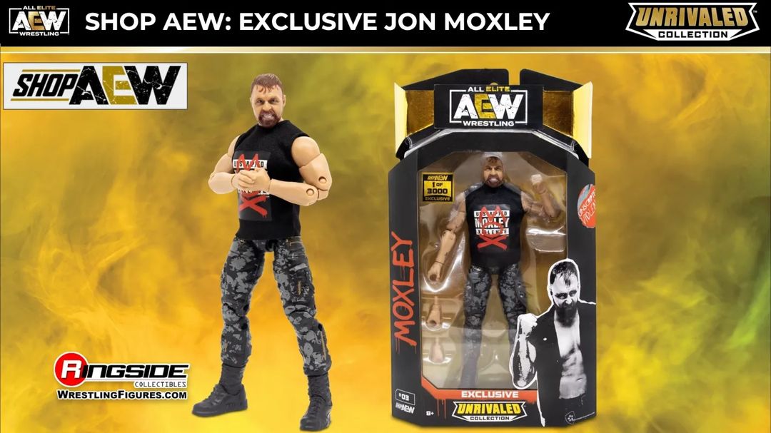 AEW Jazwares Unrivaled Collection Exclusive "Designed by Mox" Jon Moxley Action & Toy Figures PWcatalog