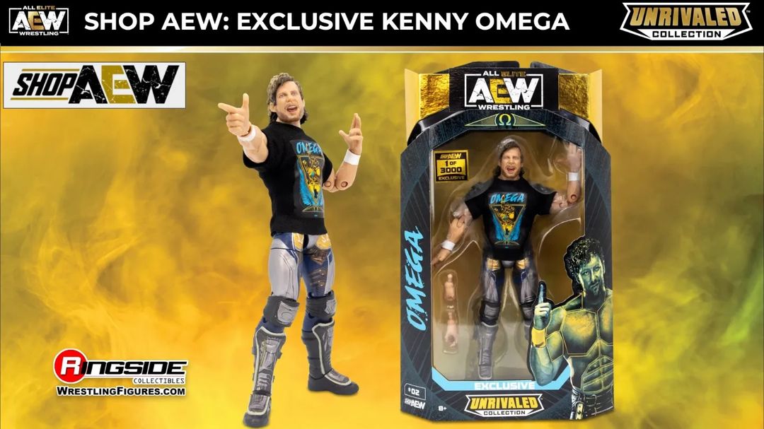 AEW Jazwares Unrivaled Collection Exclusive "Golden Wings" Kenny Omega Action & Toy Figures PWcatalog