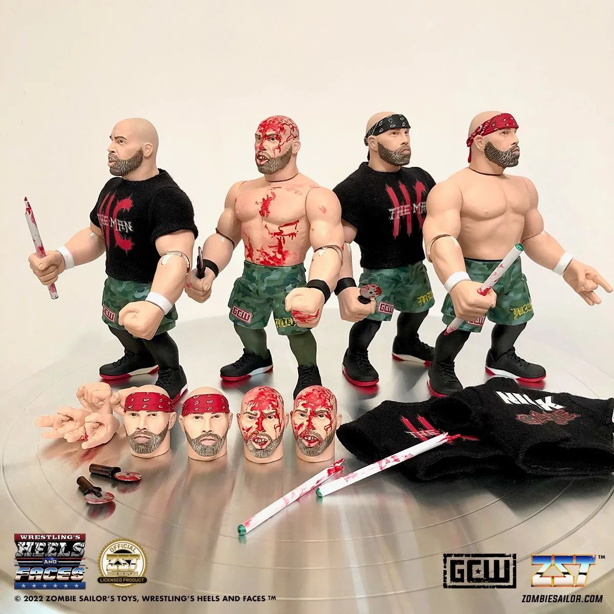 Zombie Sailor's Toys Wrestling's Heels & Faces 2 Nick Gage Action & Toy Figures PWcatalog