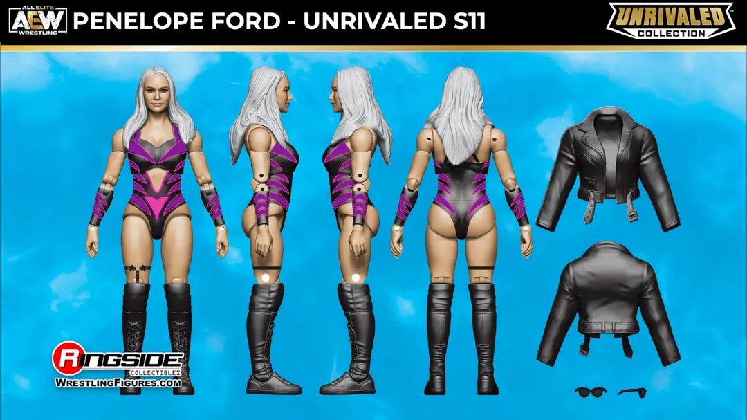 AEW Jazwares Unrivaled Collection 11 Penelope Ford Action & Toy Figures PWcatalog