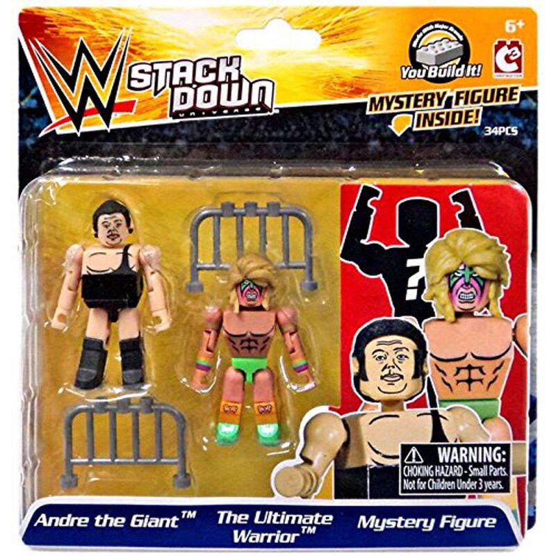 WWE Bridge Direct StackDown 4 Andre the Giant, Ultimate Warrior & Hulk Hogan Action & Toy Figures PWcatalog