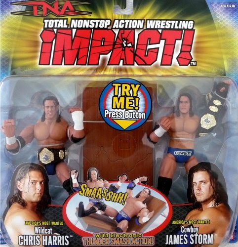 TNA/Impact Wrestling Marvel Toys TNA Wrestling Impact! Multipack: 1 "Wildcat" Chris Harris & "Cowboy" James Storm Action & Toy Figures PWcatalog