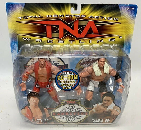 TNA/Impact Wrestling Marvel Toys TNA Wrestling Impact! Multipack: 2 AJ Styles & Samoa Joe Action & Toy Figures PWcatalog