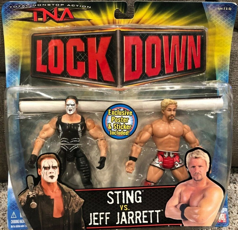 TNA/Impact Wrestling Marvel Toys TNA Wrestling Impact! Multipack: 3 Sting vs. Jeff Jarrett Action & Toy Figures PWcatalog