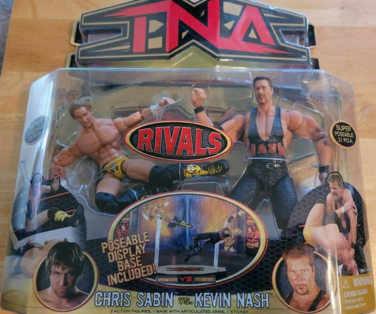 TNA/Impact Wrestling Marvel Toys TNA Wrestling Impact! Multipack: 4 Chris Sabin vs. Kevin Nash Action & Toy Figures PWcatalog
