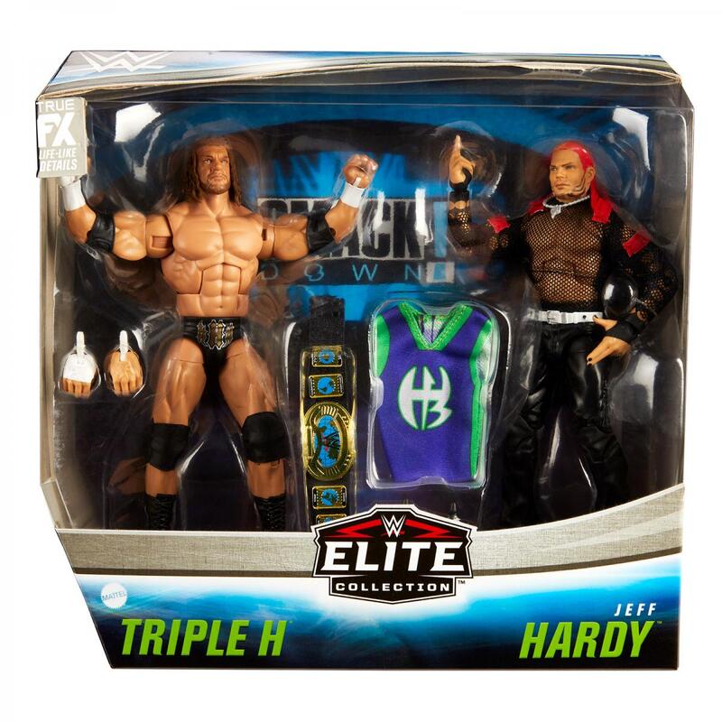 WWE Mattel 2-Packs Triple H vs. Jeff Hardy Action & Toy Figures PWcatalog