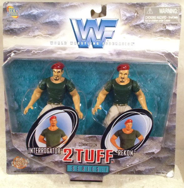1998 WWF Jakks Pacific 2 Tuff 1 Truth Commission: Interrogator & Rekon Action & Toy Figures PWcatalog