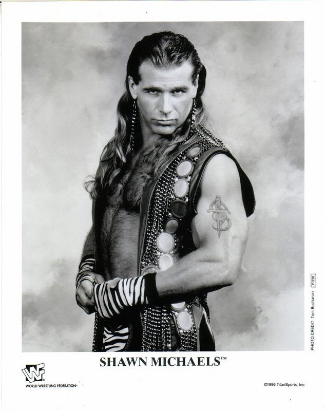 1996 Shawn Michaels P338 b/w PW Catalog