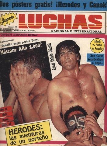 Super Luchas Volume 33 Magazine PWcatalog