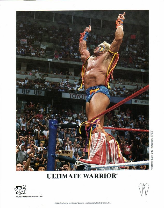 1996 Ultimate Warrior P340 color PW Catalog