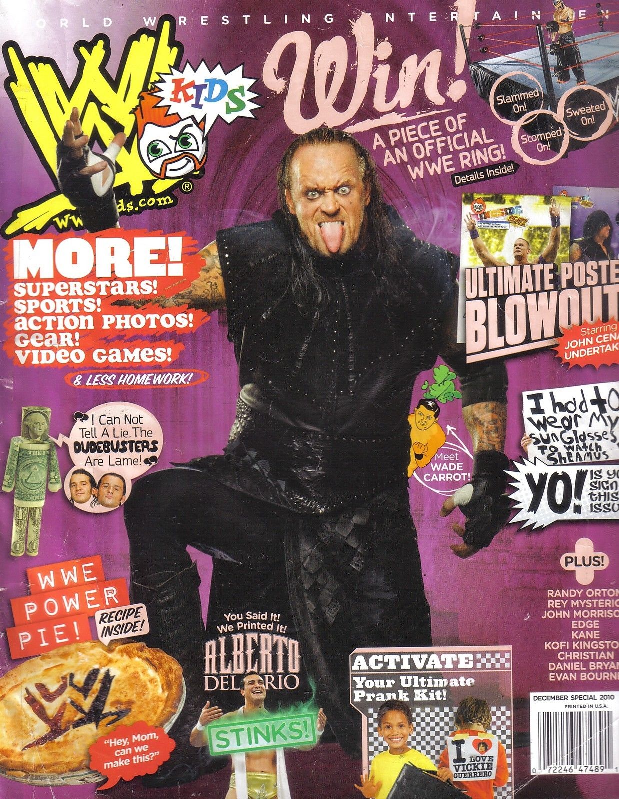 WWE Kids Holiday 2010 Magazine PWcatalog