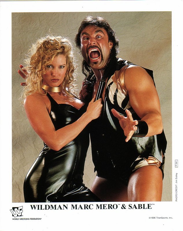 1996 Wildman Marc Mero , Sable (debut promo) P341b color PW Catalog