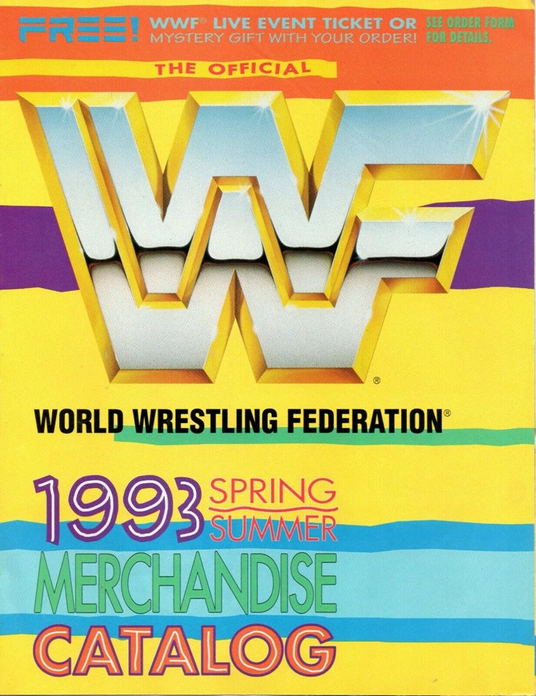 WWF Catalog 1993 Magazine PWcatalog