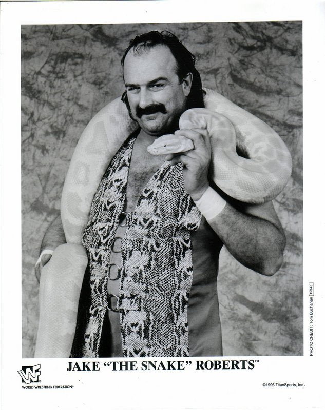 1996 Jake "The Snake" Roberts P345 b/w PW Catalog