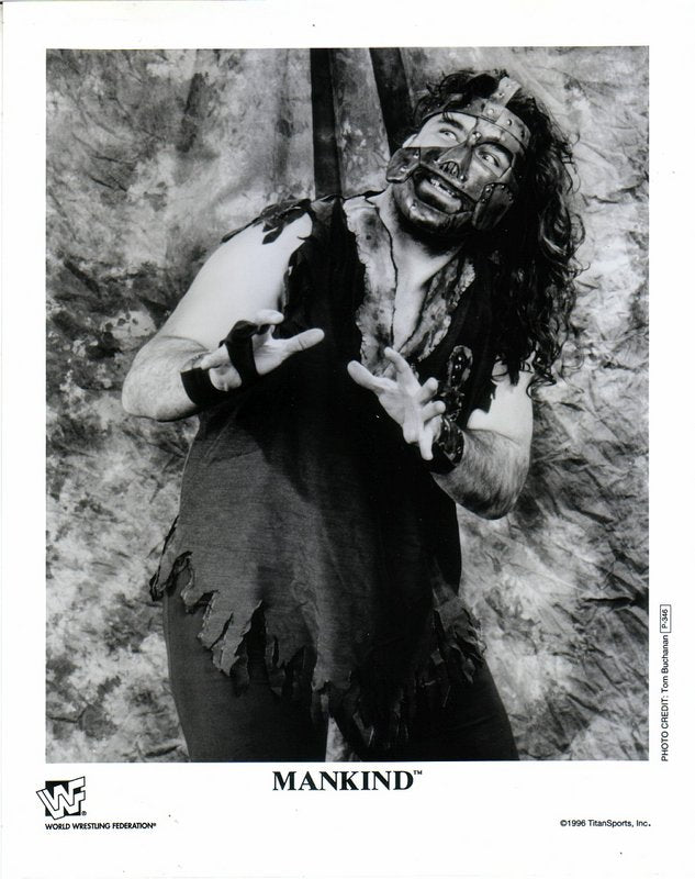 1996 Mankind P346 (debut promo) b/w PW Catalog