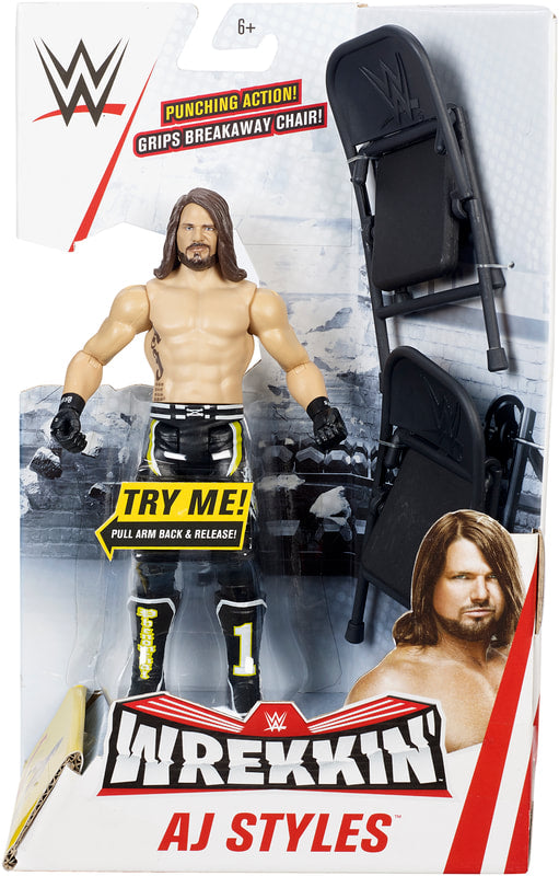 WWE Mattel Wrekkin' 1 AJ Styles Action & Toy Figures PWcatalog