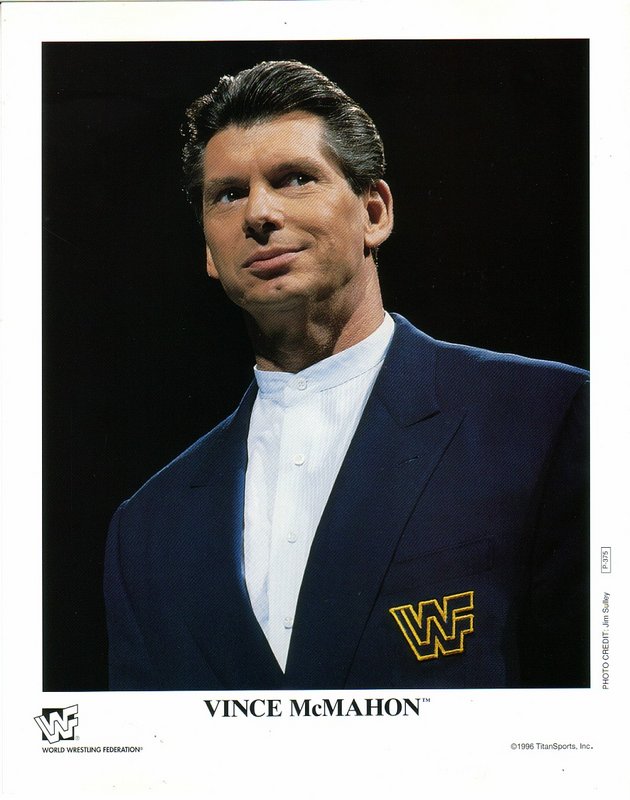 1996 Vince McMahon P375 color PW Catalog