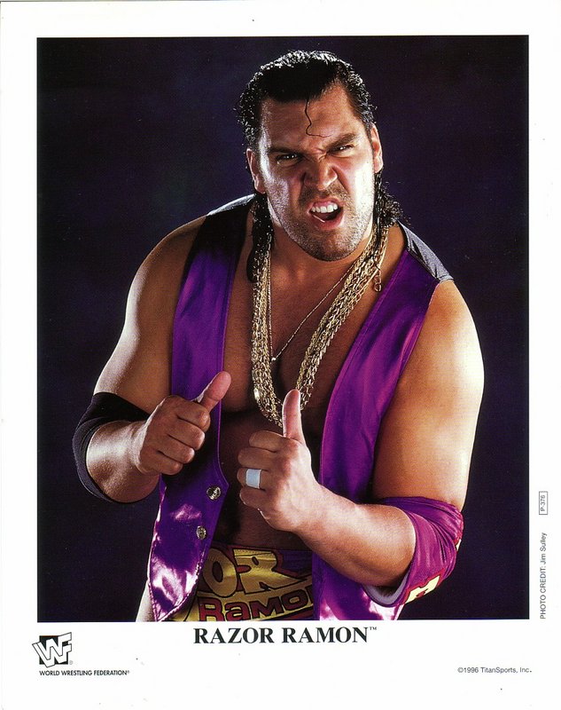 1996 Razor Ramon (Rick Bogner) P376 (RARE) color PW Catalog