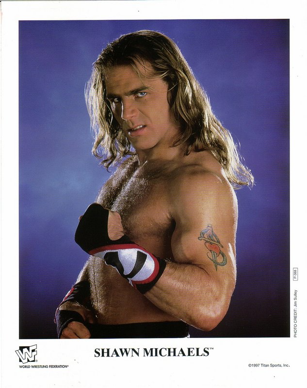 1997 Shawn Michaels P388 color PW Catalog