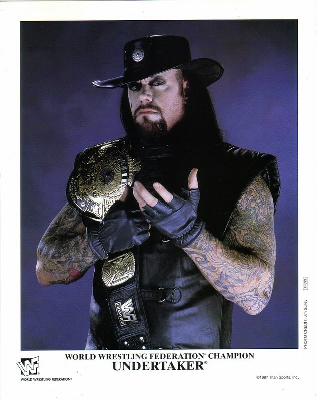 1997 WWF CHAMPION Undertaker P399 color PW Catalog