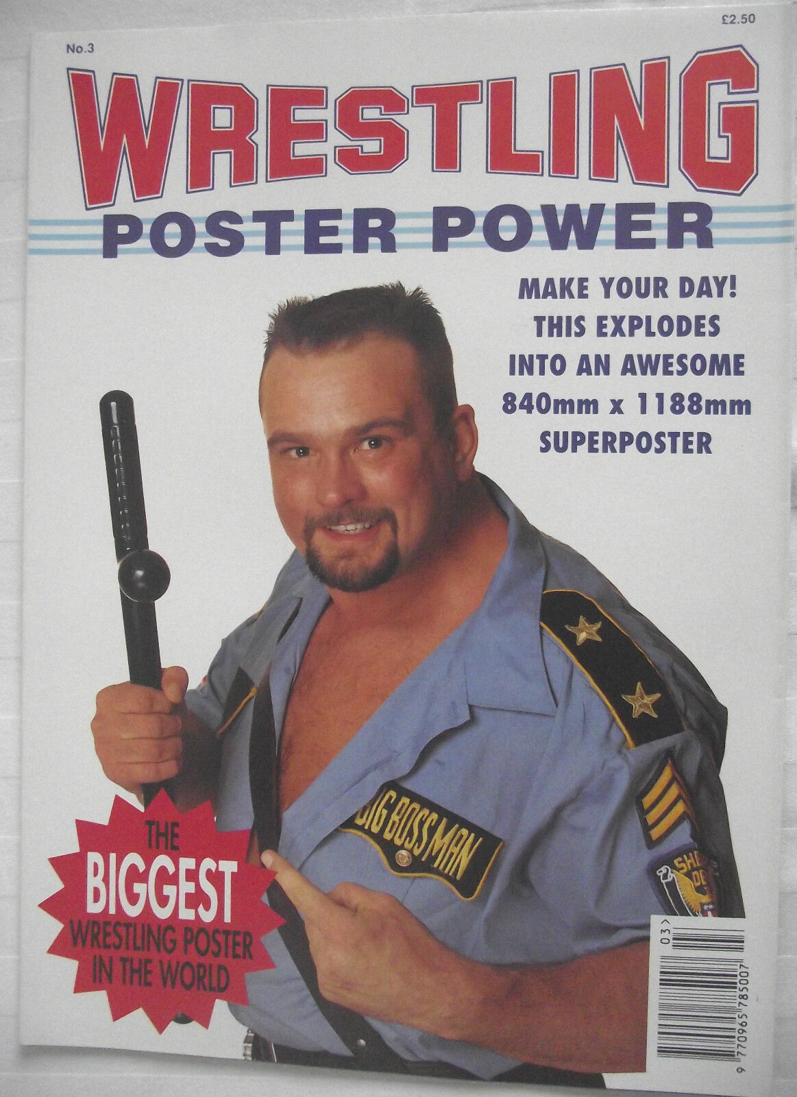 Wrestling Poster Power Issue #3 Magazine PWcatalog