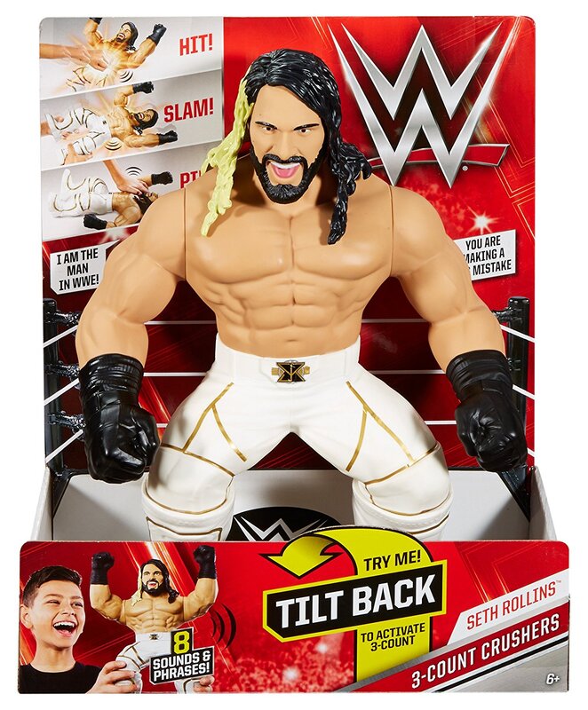WWE Mattel 3-Count Crushers Seth Rollins Action & Toy Figures PWcatalog