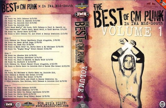 The Best of Cm Punk in Iwa Mid-South - Vol. 1