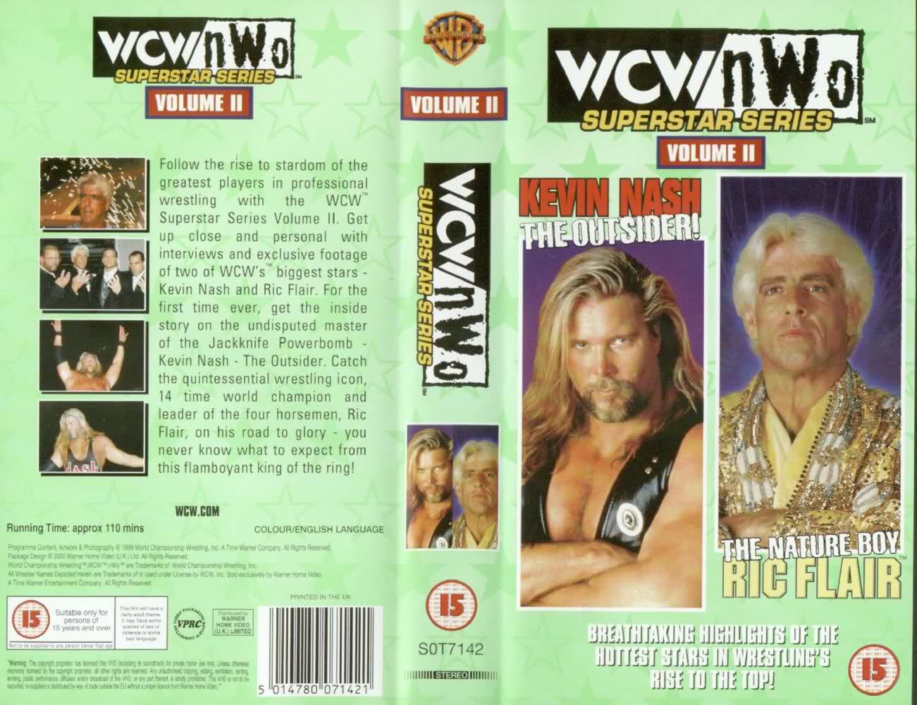 wcw-nwo superstars series volume ii kevin nash the outsider the nature boy ric flair DVDs & Videos Pwcatalog