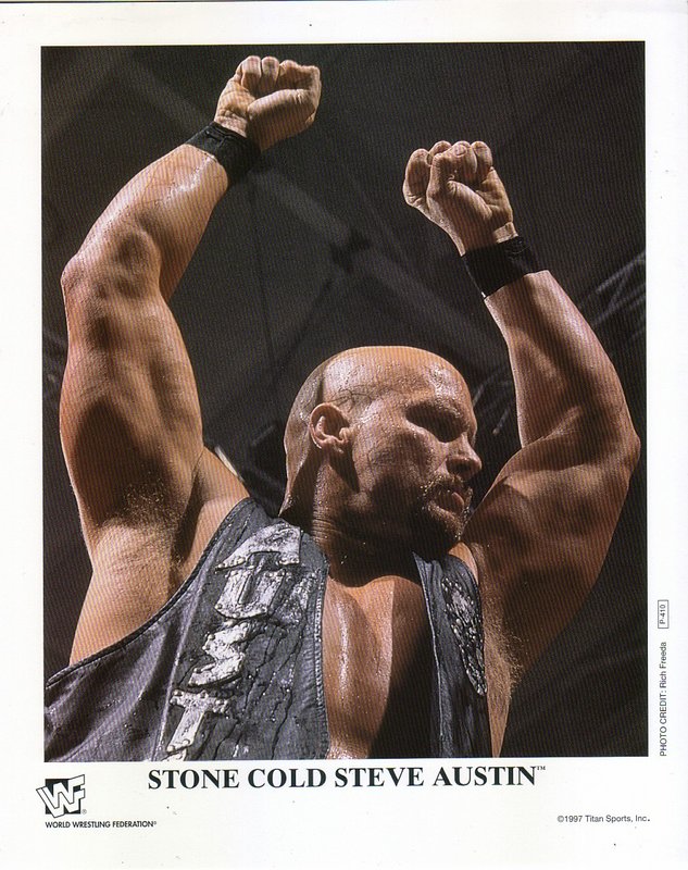 1997 Stone Cold Steve Austin P410 color PW Catalog