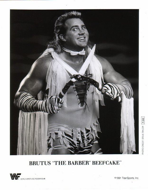 1991 Brutus"The Barber" Beefcake P042 b/w PW Catalog