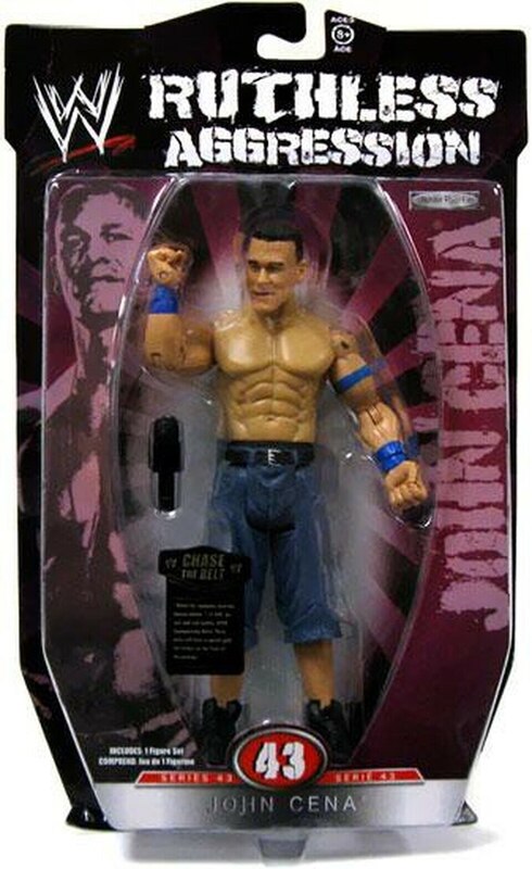 WWE Jakks Pacific Ruthless Aggression 43 John Cena Action & Toy Figures PWcatalog