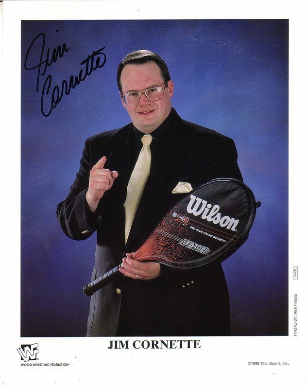 1998 Jim Cornette P438 (signed) color PW Catalog