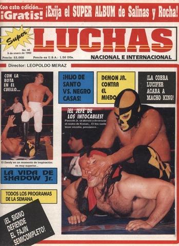 Super Luchas Volume 44 Magazine PWcatalog