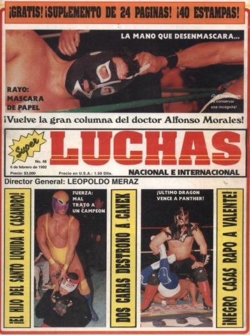 Super Luchas Volume 48 Magazine PWcatalog