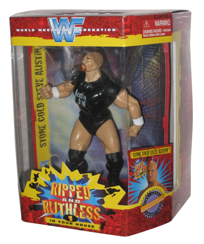 1998 WWF Jakks Pacific Ripped & Ruthless Series 1 Stone Cold Steve Austin Action & Toy Figures PWcatalog