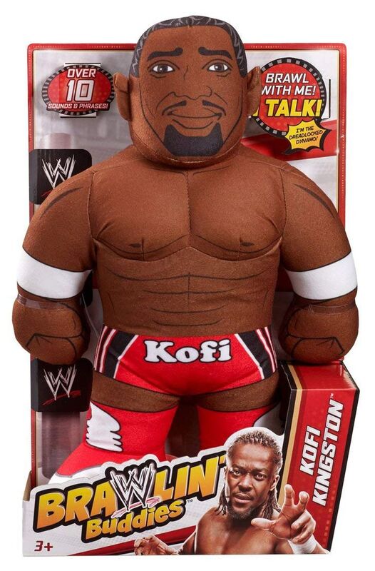 WWE Mattel Brawlin' Buddies 2 Kofi Kingston Action & Toy Figures PWcatalog