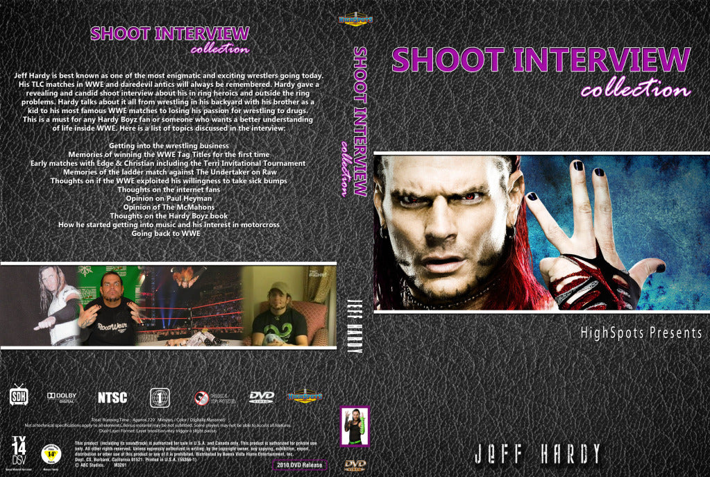 shoot interview collection - jeff hardy DVDs & Videos Pwcatalog