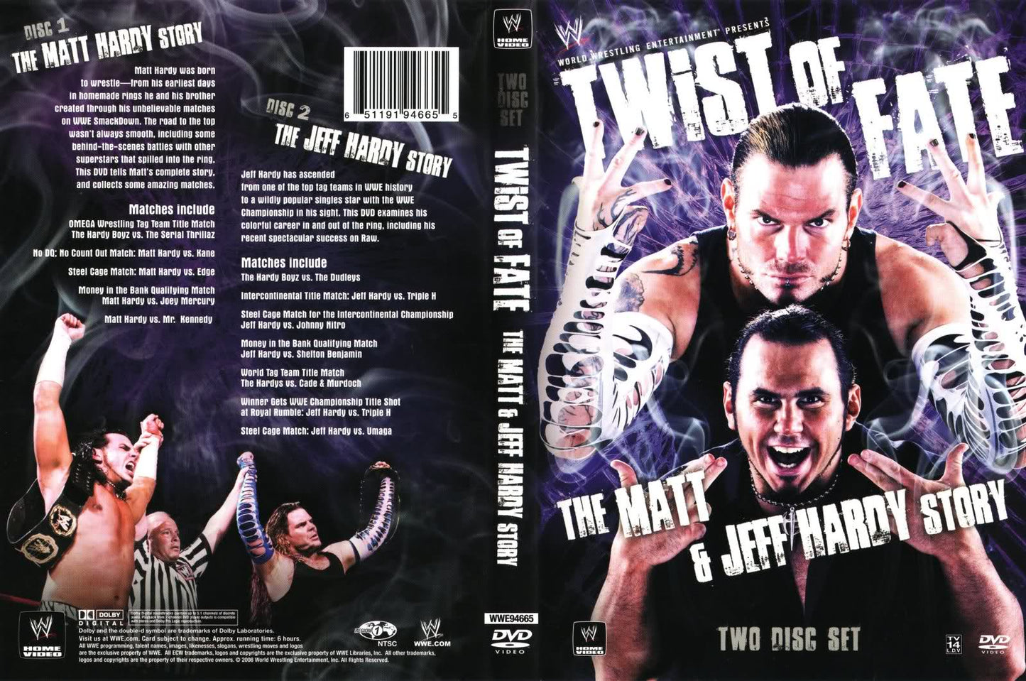 twist of fate the matt jeff hardy story DVDs & Videos Pwcatalog