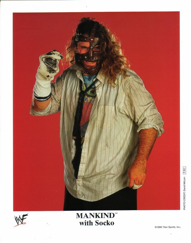 1998 Mankind w/ Socko P501 color PW Catalog