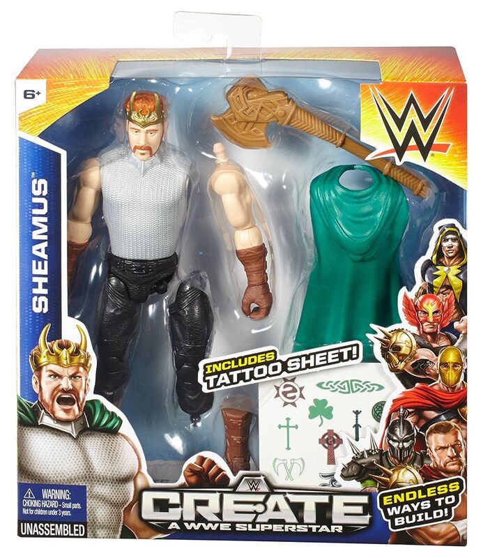 WWE Mattel Create a WWE Superstar 1 Sheamus Action & Toy Figures PWcatalog