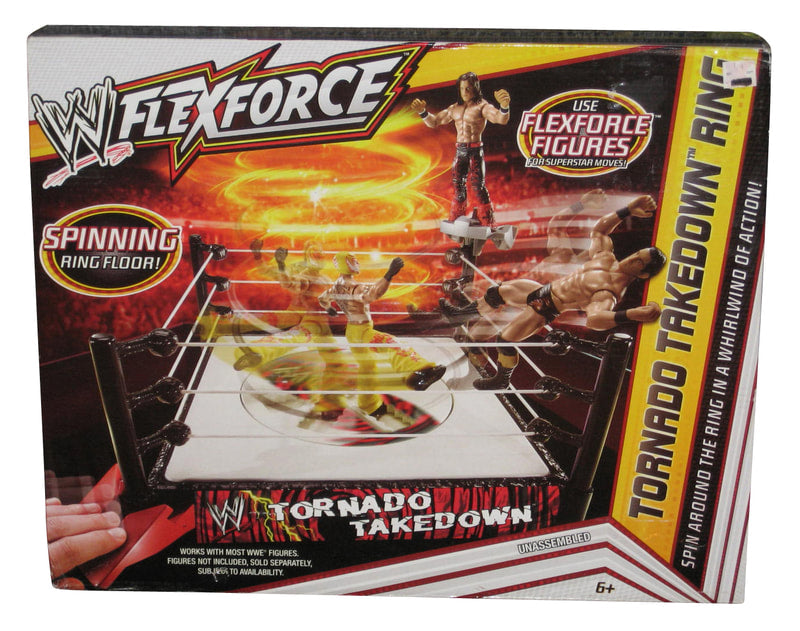 WWE Mattel Flex Force Wrestling Rings & Playsets: Tornado Takedown Ring Action & Toy Figures PWcatalog