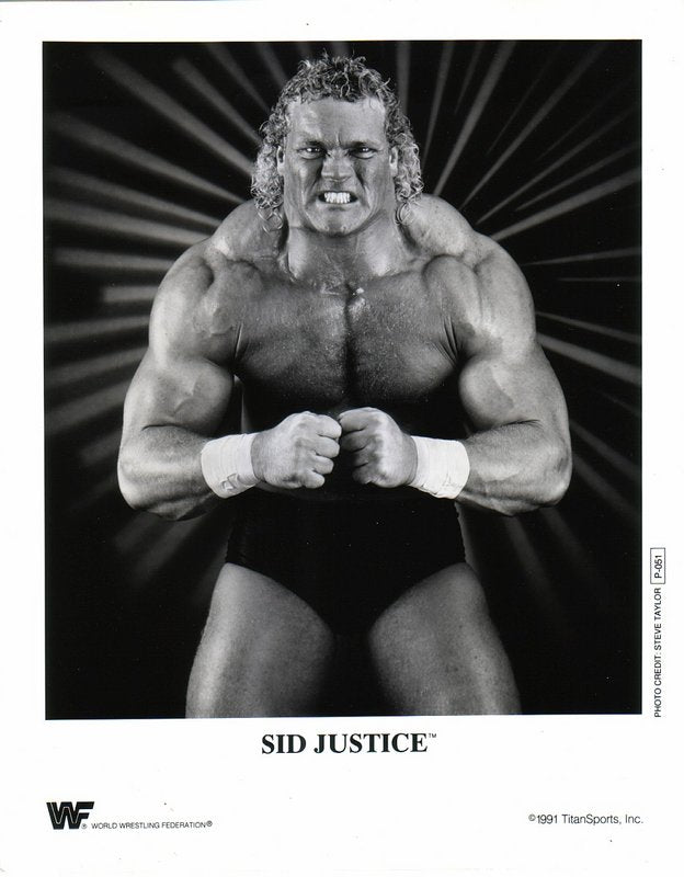 1991 Sid Justice P051 b/w PW Catalog