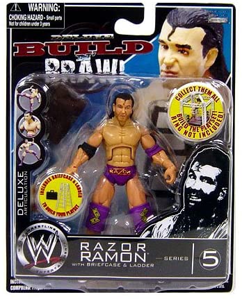 WWE Jakks Pacific Deluxe Build 'N' Brawl 5 Razor Ramon Action & Toy Figures PWcatalog