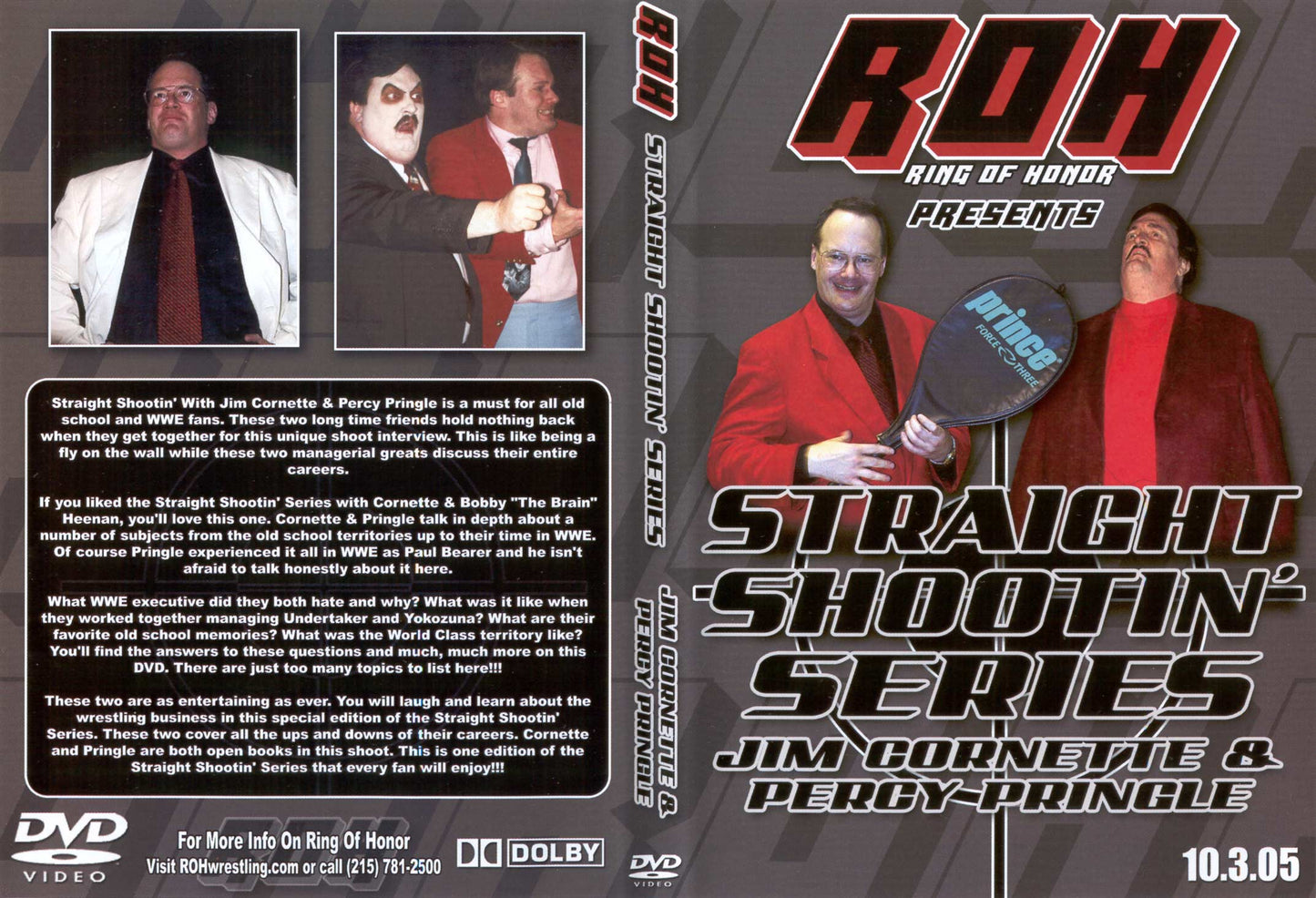 straight shootin series jim cornette percy pringle DVDs & Videos Pwcatalog
