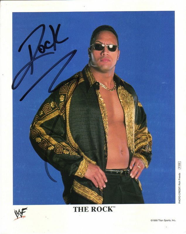 1999 The Rock P535 (signed) color 0 PW Catalog