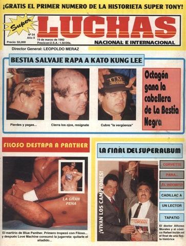 Super Luchas Volume 54 Magazine PWcatalog
