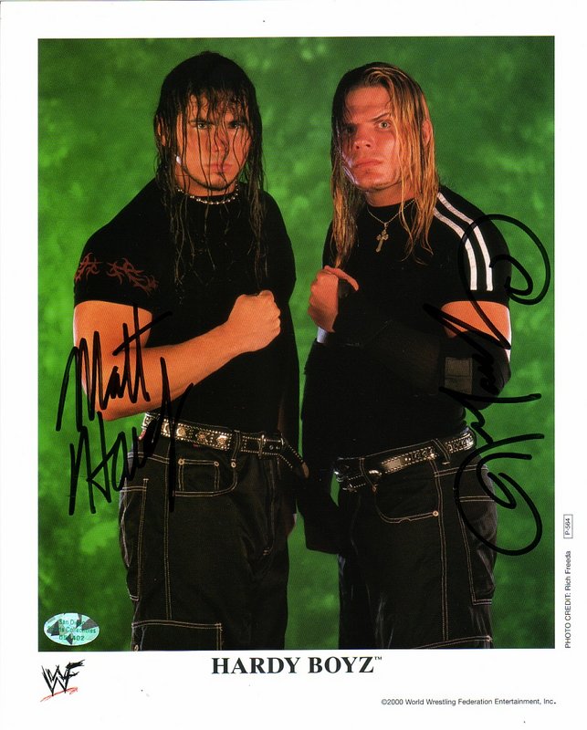 2000 Hardy Boyz P564 (signed) color PW Catalog